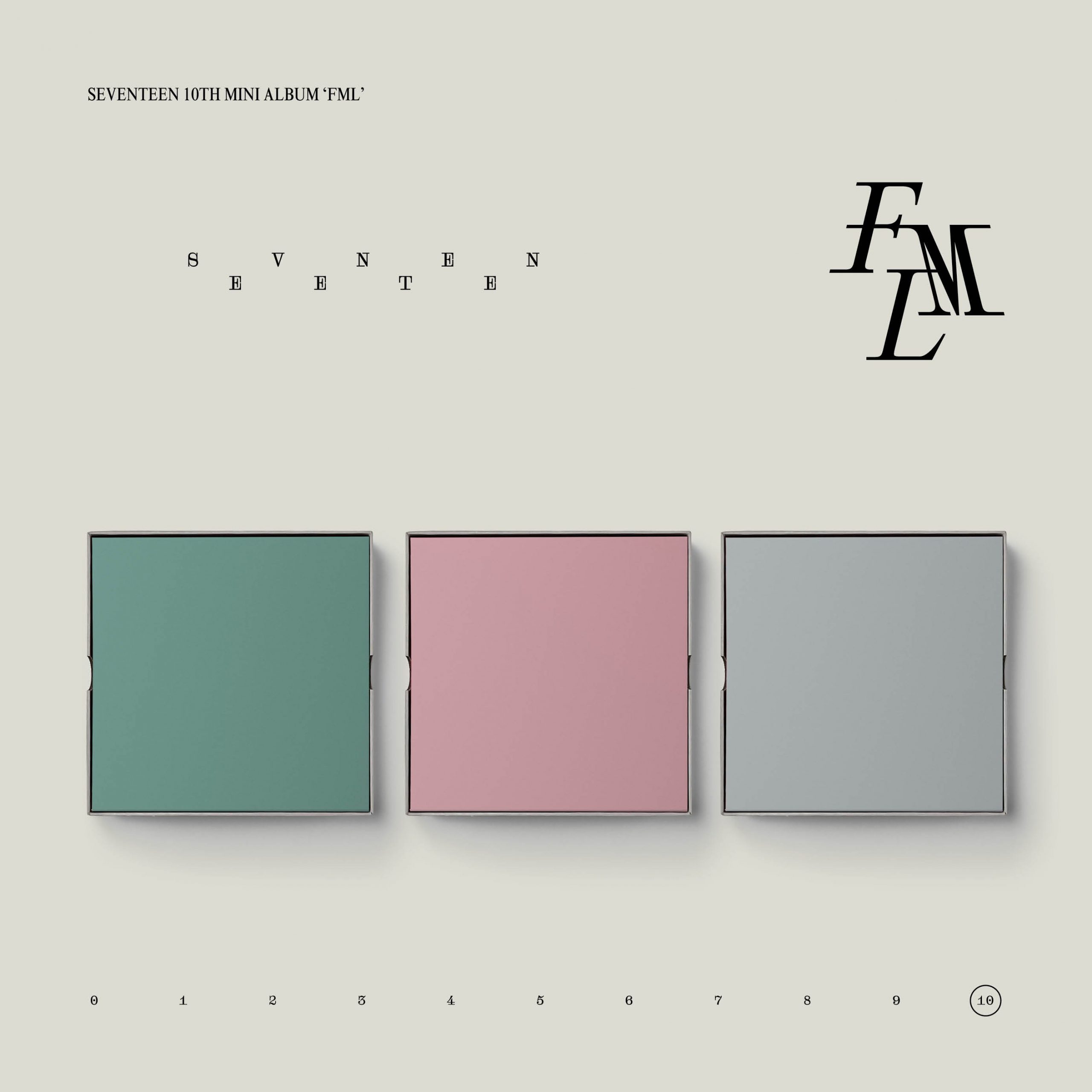 SEVENTEEN – 10th Mini Album [FML] – Aegyo Korean Merchandise